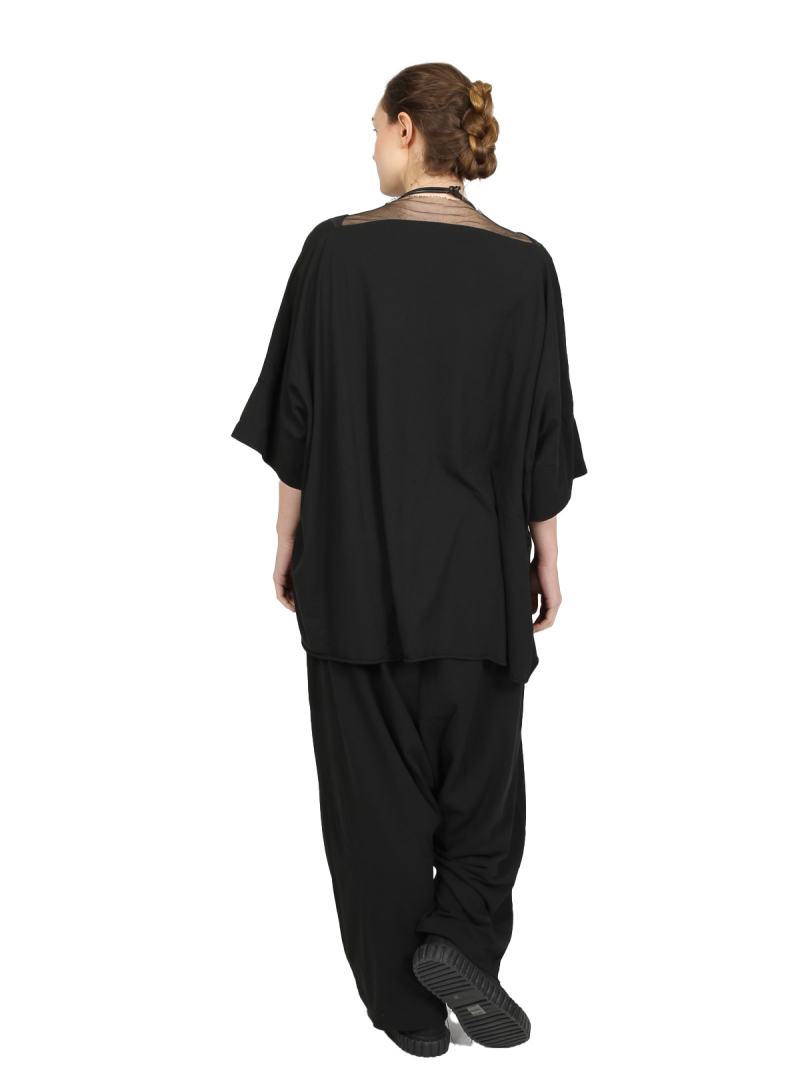 Rundholz - Boxy cotton crepe jersey t-shirt - 1251560507