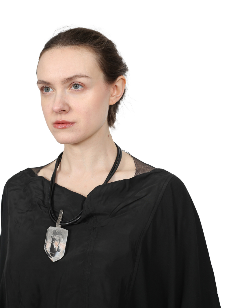 Rundholz - Boxy cotton crepe jersey t-shirt - 1251560507