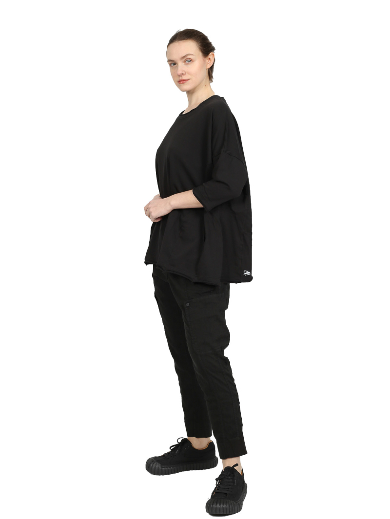 Rundholz Black Label - Balloon-shaped french terry t-shirt - 1253290524