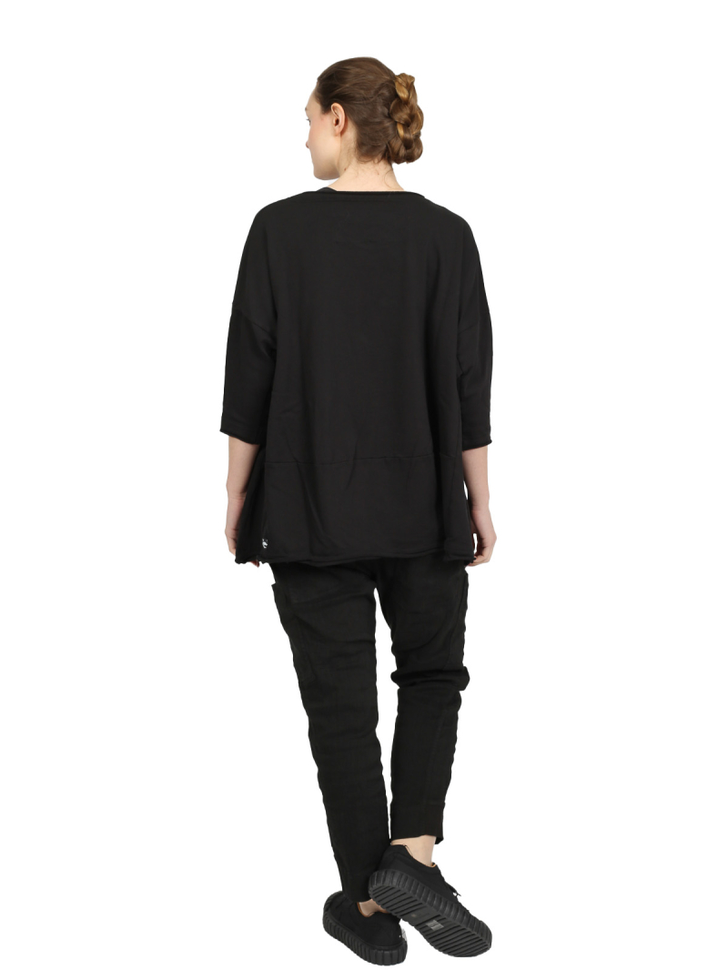 Rundholz Black Label - Balloon-shaped french terry t-shirt - 1253290524