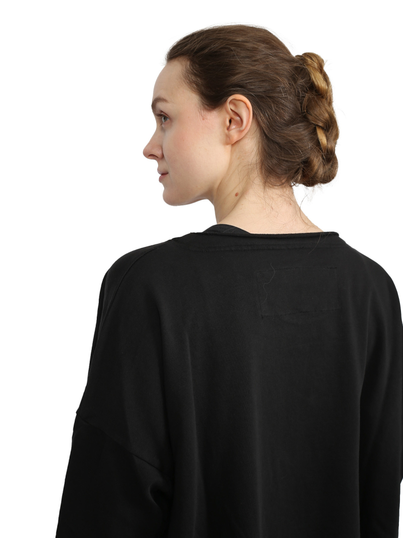 Rundholz Black Label - Balloon-shaped french terry t-shirt - 1253290524