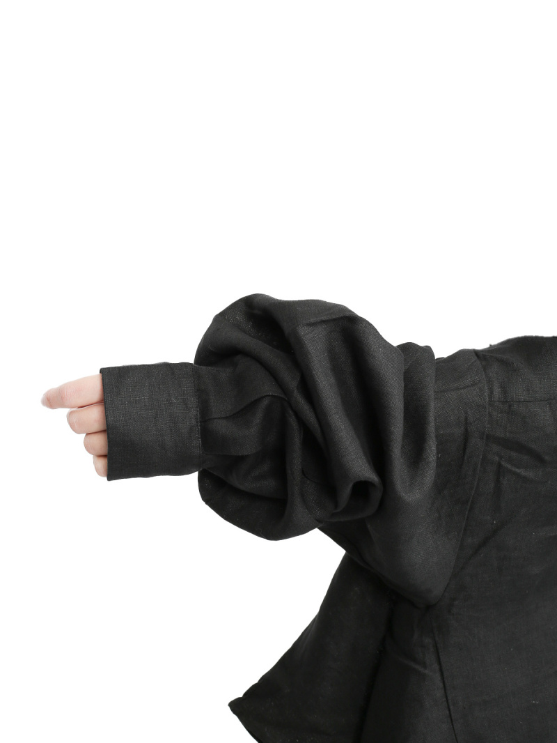 Black by K&M - Combination piece - shirt or skirt - Black - id.03.03.04