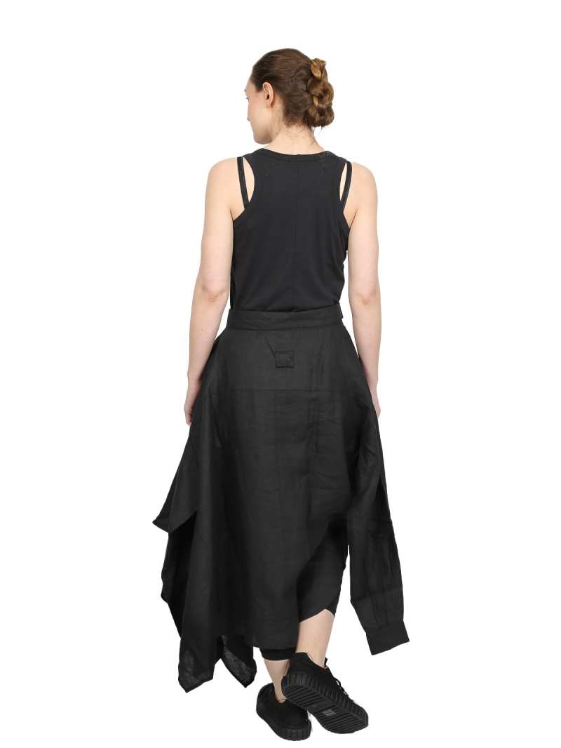 Black by K&M - Combination piece - shirt or skirt - Black - id.03.03.04
