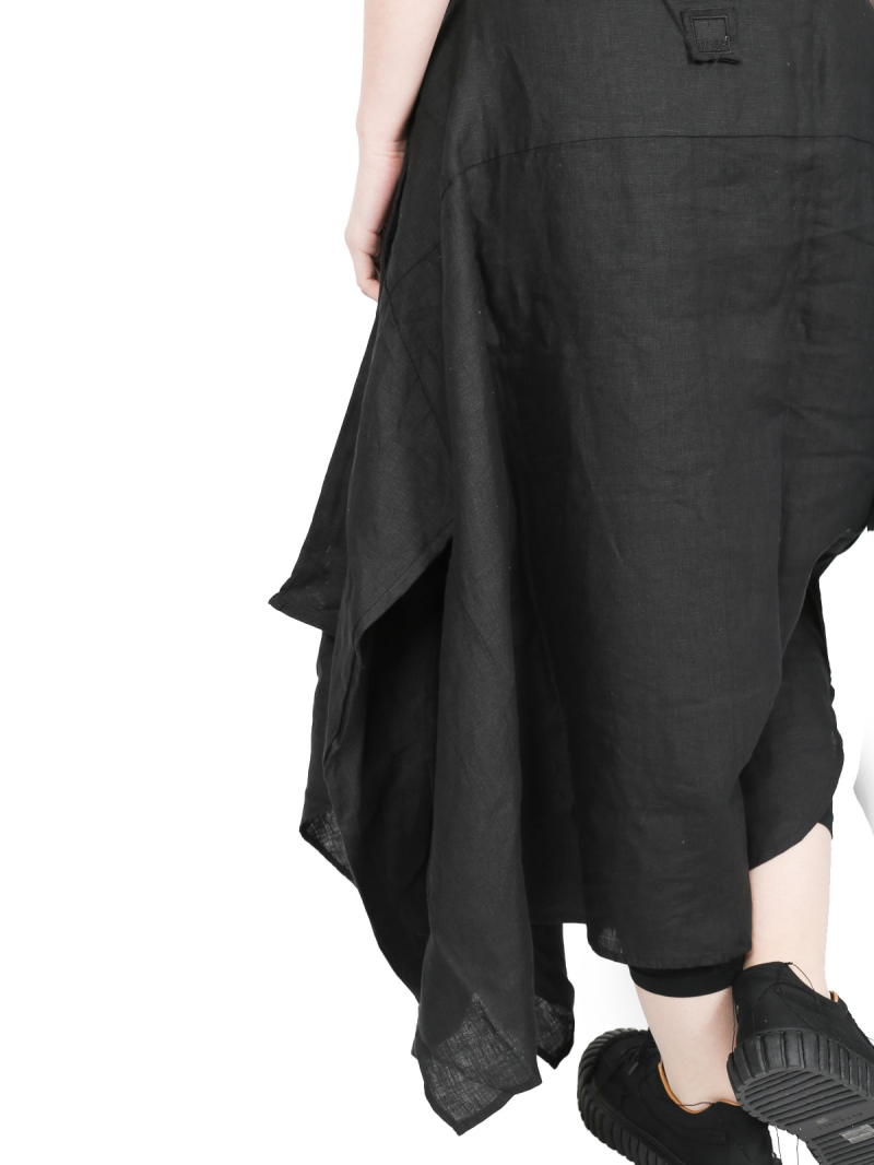 Black by K&M - Combination piece - shirt or skirt - Black - id.03.03.04