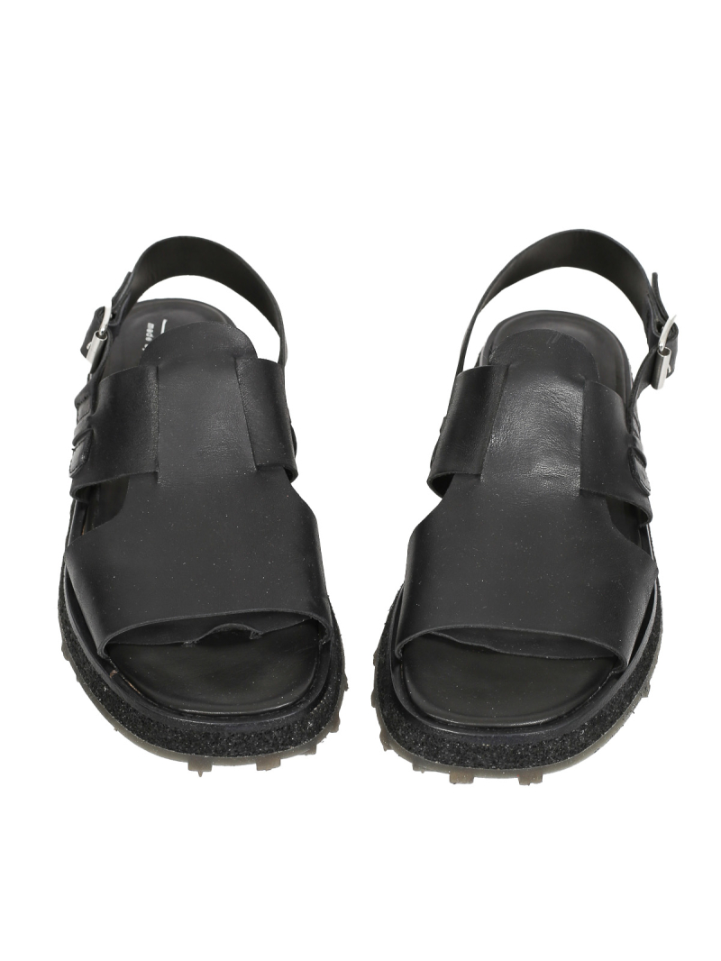 Shoto - Ledersandal Ban Nero - Black - 10201