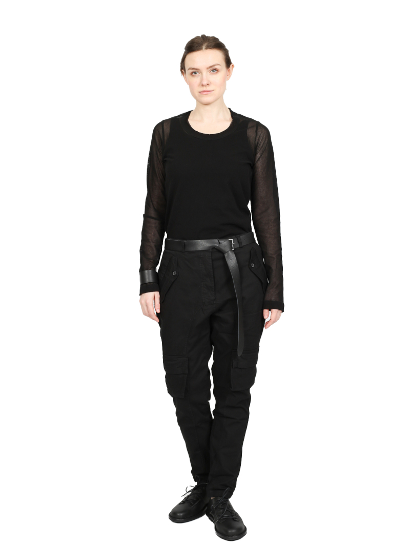 Rundholz Black Label - Hip-length mesh t-shirt - 1253340514