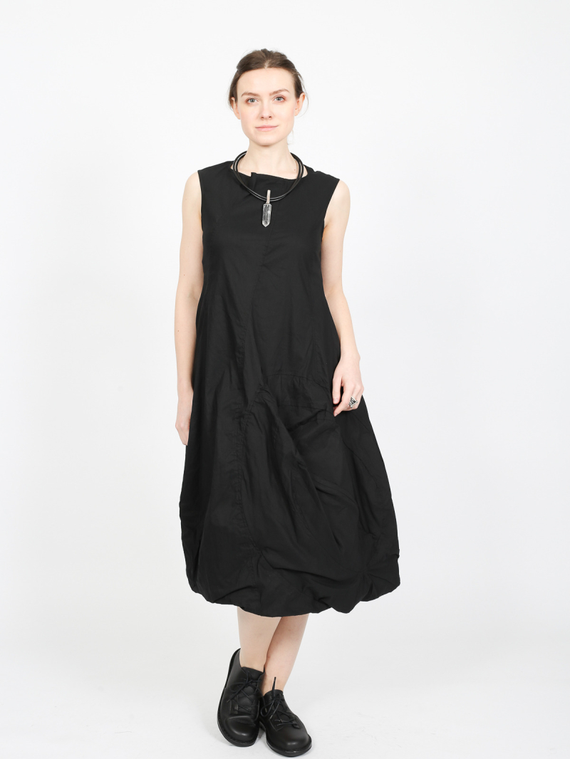 Rundholz - Ballonförmiges baumwoll stretch kleid - 1251630906