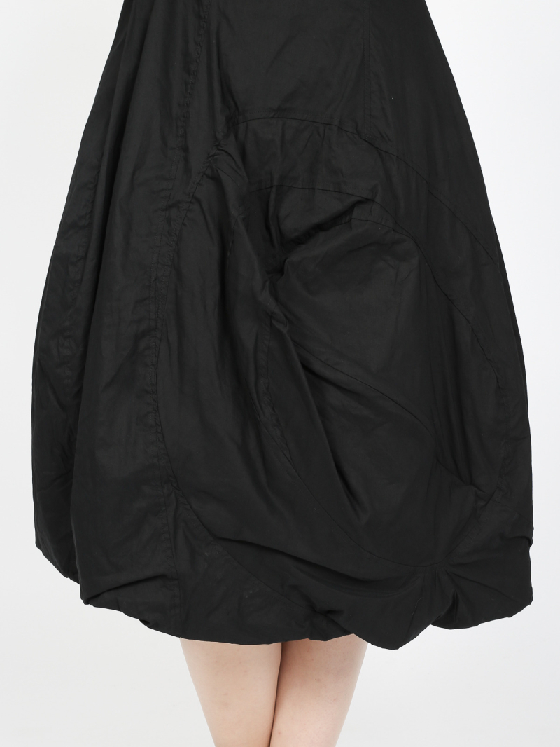 Rundholz - Ballonförmiges baumwoll stretch kleid - 1251630906