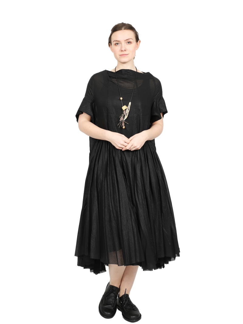 Rundholz - Ausgestelltes baumwoll voile kleid - 1251250910