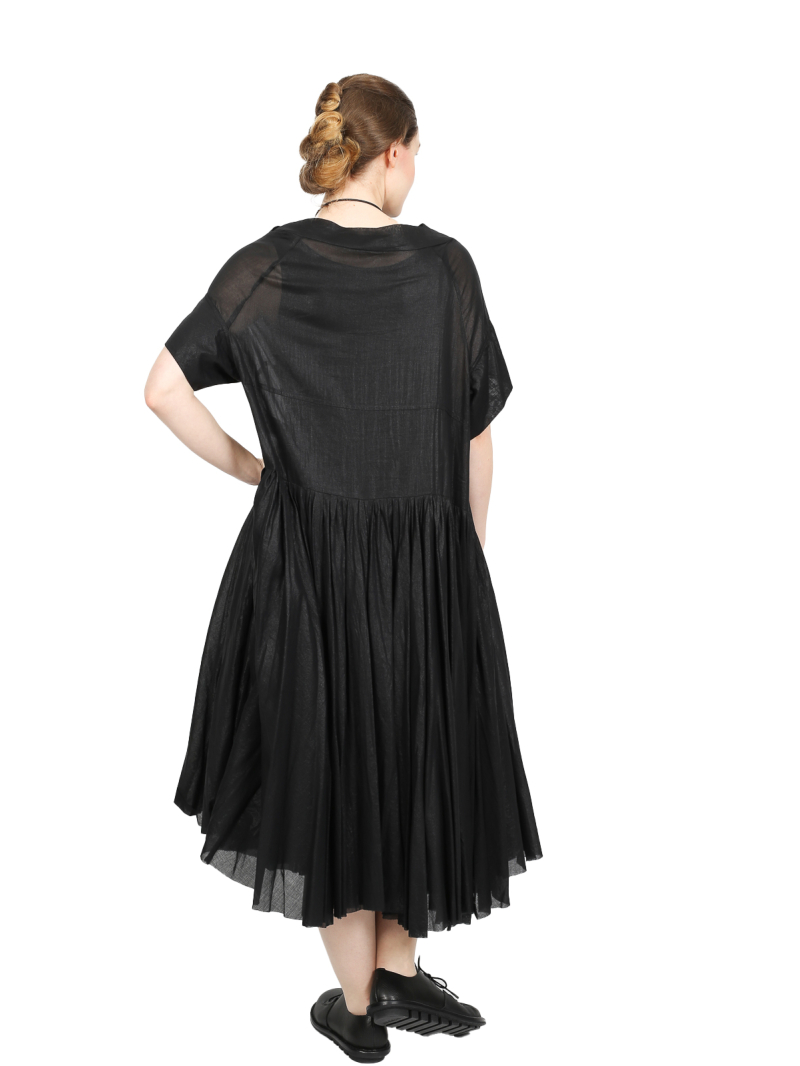 Rundholz - Ausgestelltes baumwoll voile kleid - 1251250910