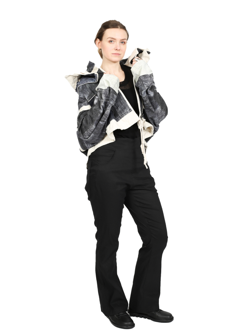 Rundholz DIP - Short raw denim jacket - 1252101102