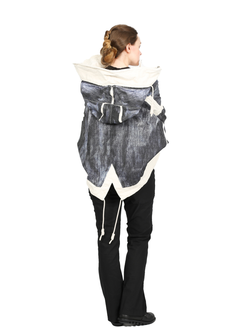 Rundholz DIP - Short raw denim jacket - 1252101102