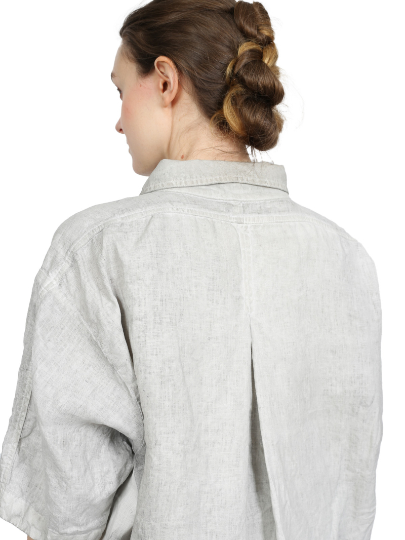 Rundholz - Handbemaltes ausgestelltes leinen kleid - 1251670901