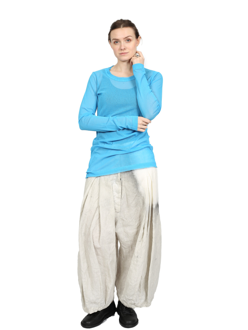 Rundholz Black Label - Hip-length mesh t-shirt - 1253340514