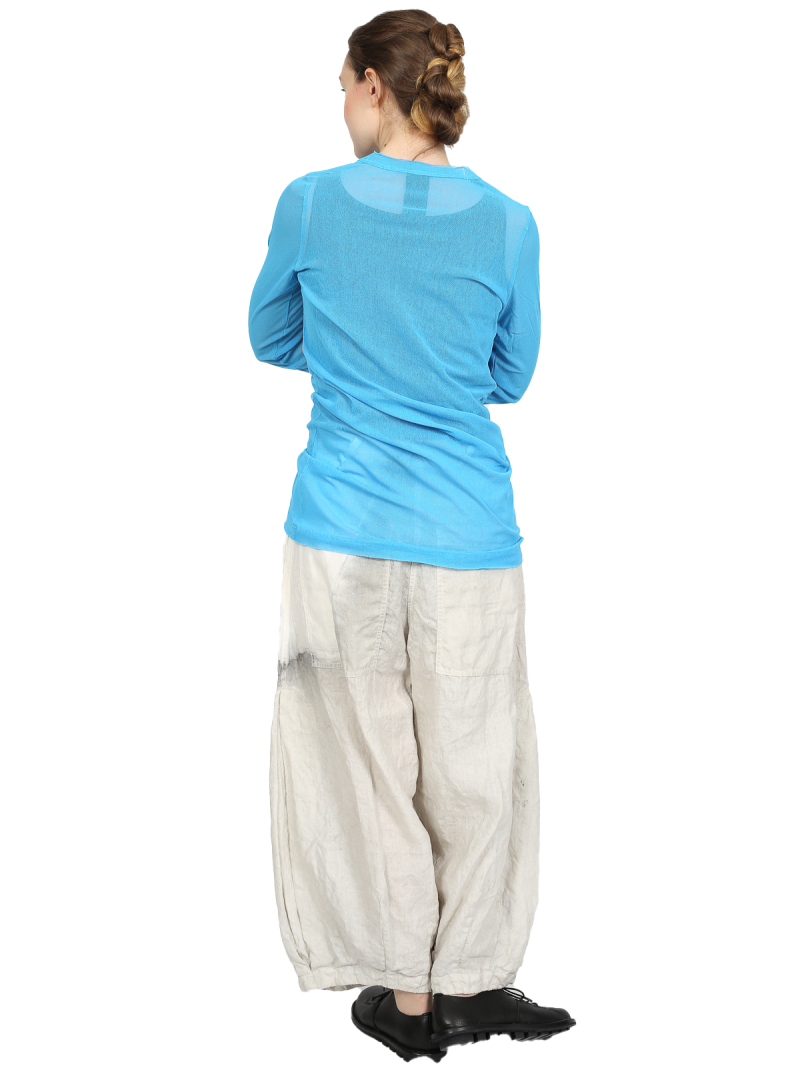 Rundholz Black Label - Hip-length mesh t-shirt - 1253340514