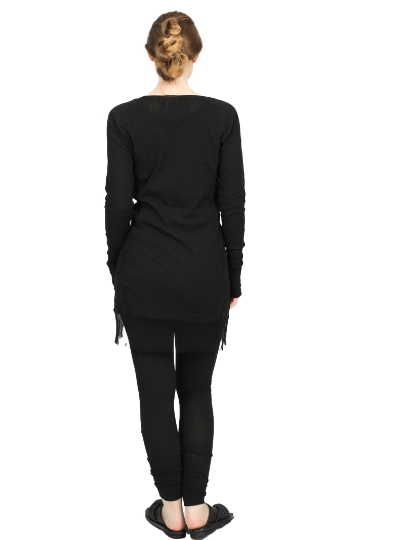 Rundholz DIP - Slim cotton crepe jersey cupro pants - 1252560107