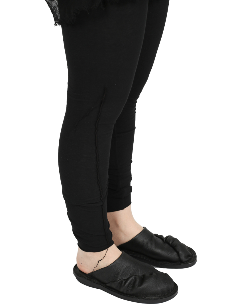 Rundholz DIP - Slim cotton crepe jersey cupro pants - 1252560107