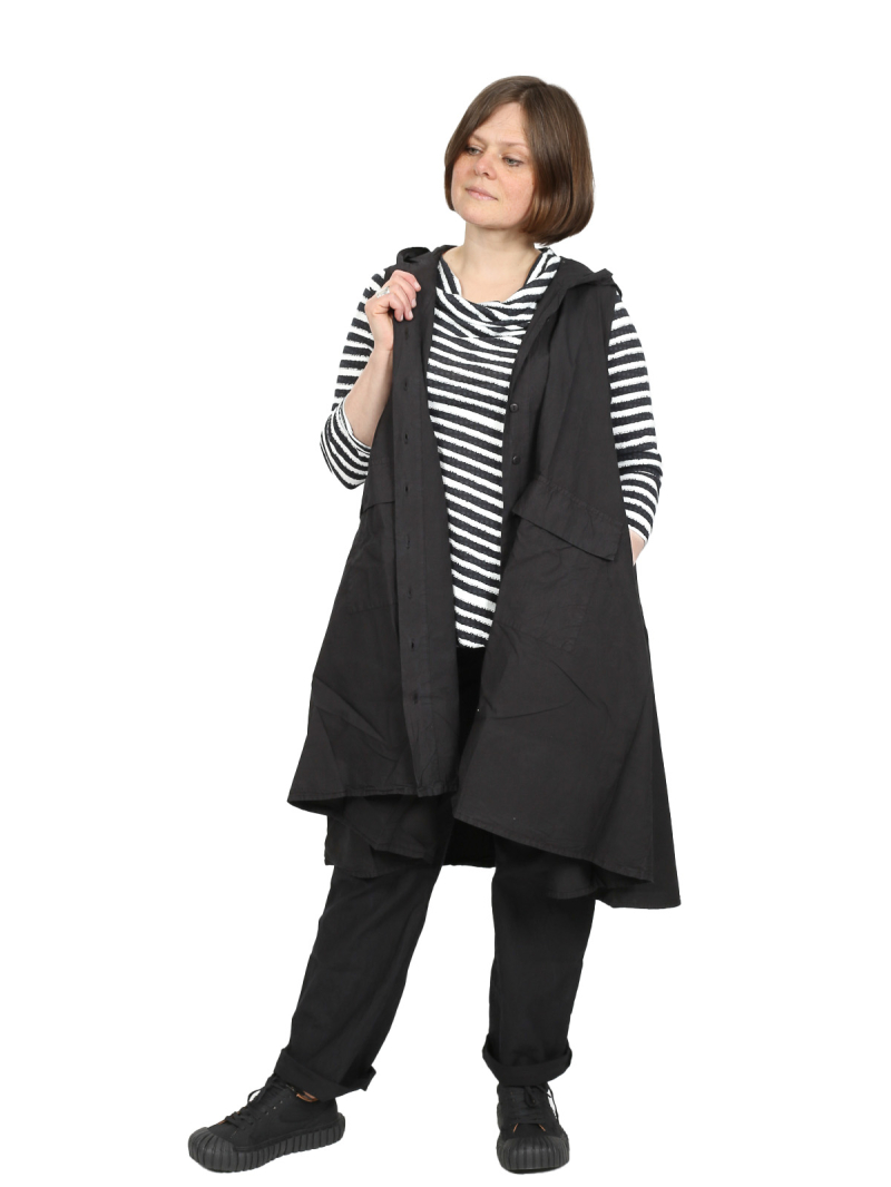 Privatsachen - Sinnarm trousers - Noise cotton - Caviar - 242017