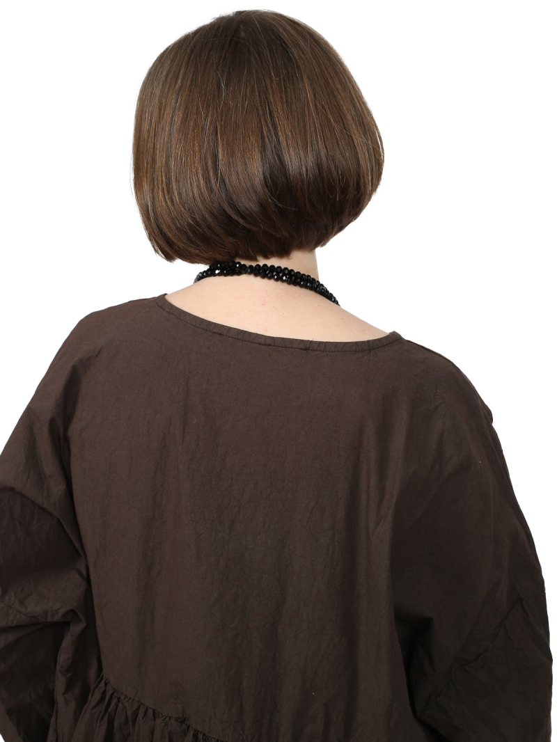 Privatsachen - Kleid Vanmeer - Geräuschebaumwolle - Choco - 252180