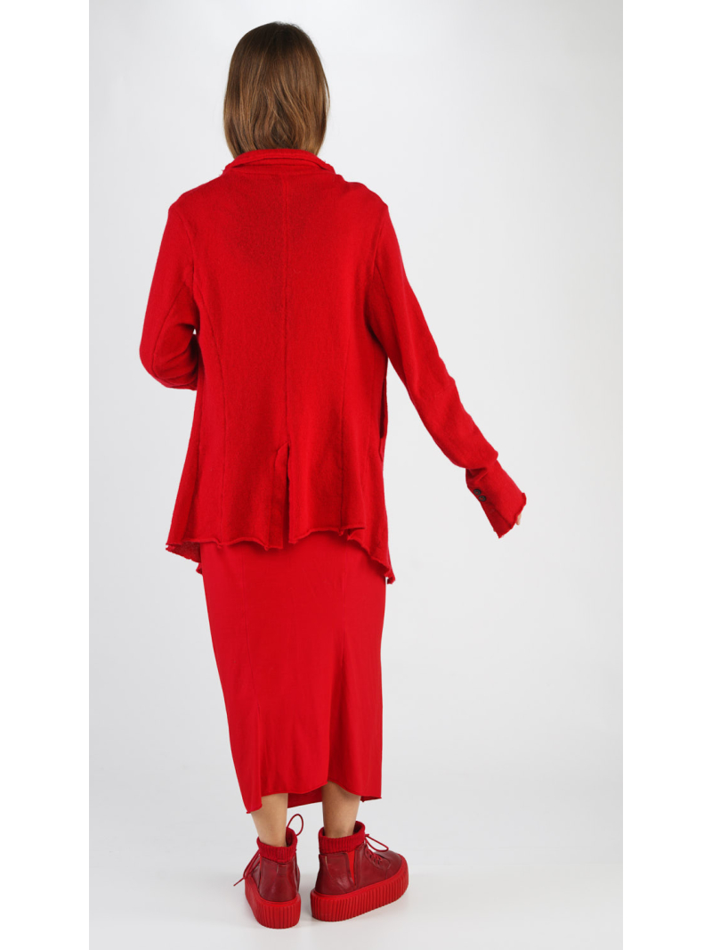 Rundholz - Schmale kaschmir-strickjacke mit schlitz - 2241367104