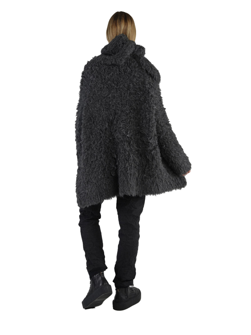 Rundholz - Pull douillet avec col noeud Oversize Black - 2241380705