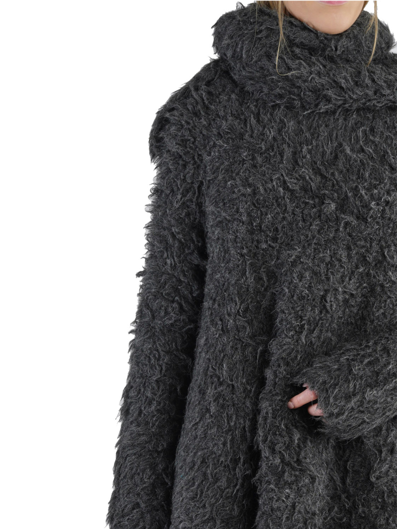 Rundholz - Pull douillet avec col noeud Oversize Black - 2241380705