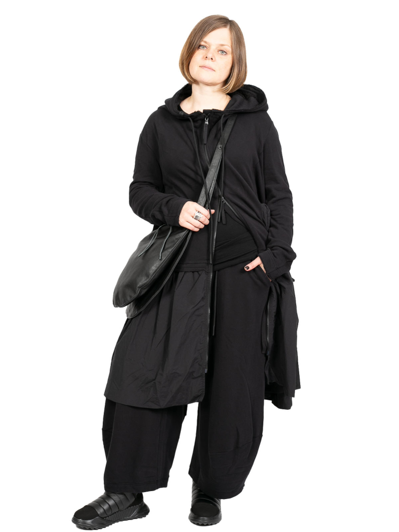 Black sweater coat store