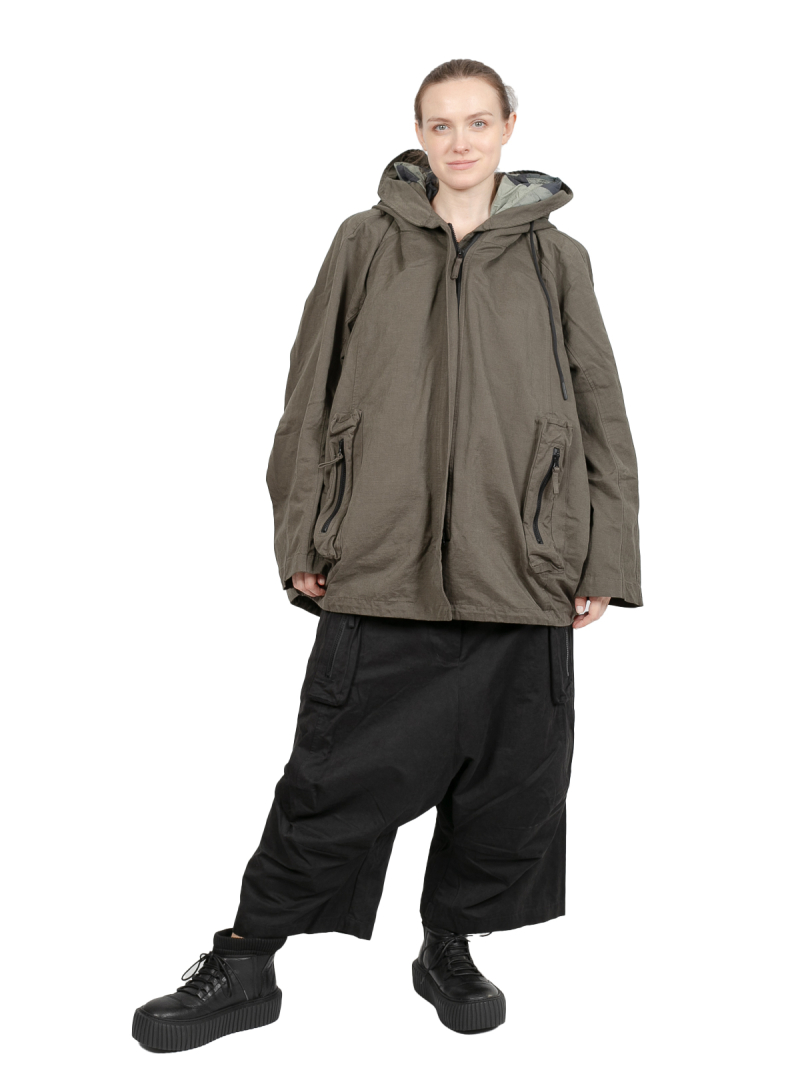 Rundholz Black Label - Jacket with hood and integrated Rundholz Black Label - Jacket with hood and integrated