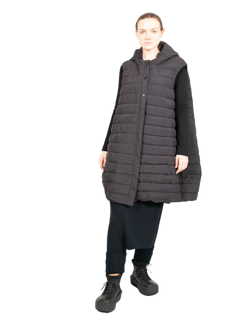 Rundholz Black Label - Manteau Parka avec capuche et gilet à motifs intégré matelassé Black - 2243231202