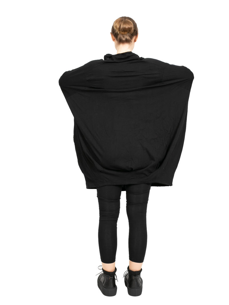 Rundholz Black Label - Платье-рубашка в форме баллон со складками на подоле Oversize Черный - 2243370928