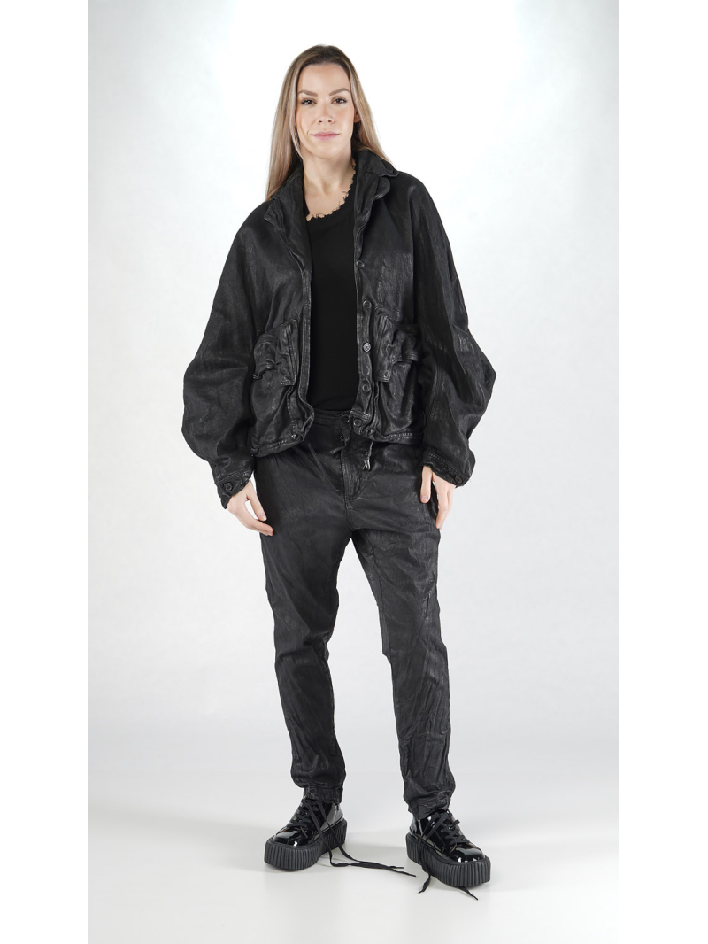 Rundholz - Oversize Baumwolljacke mit Reverskragen von Rundholz - 2251031102