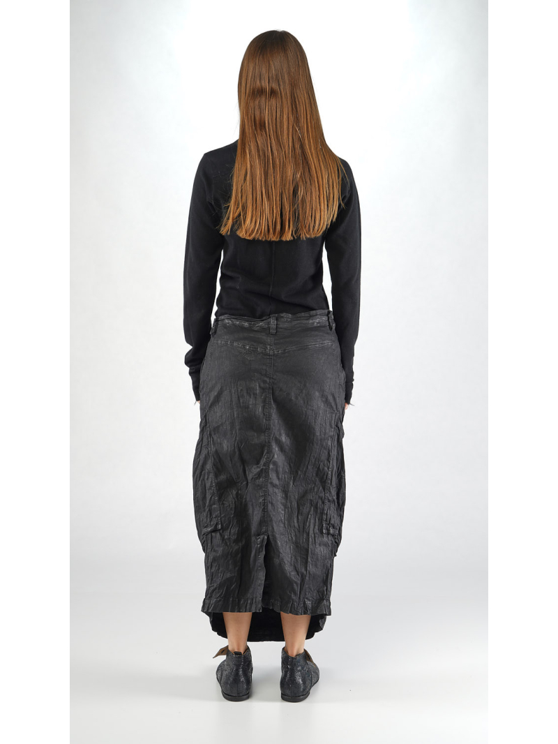 Rundholz - Jupe banane Rundholz en coton avec taille élastique - 2251070304