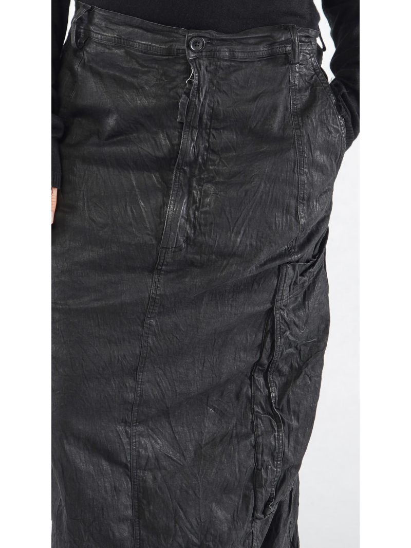 Rundholz - Jupe banane Rundholz en coton avec taille élastique - 2251070304