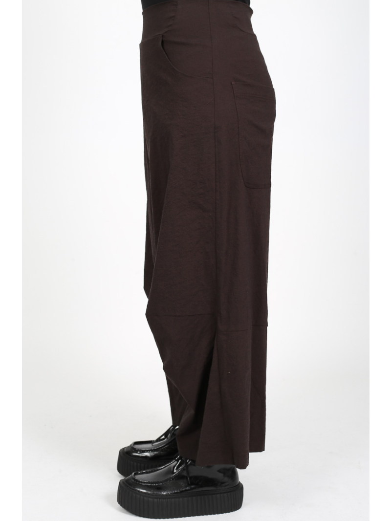 Rundholz - Rundholz Baggy Fit Hose aus Wolle und Baumwolle - 2251110102