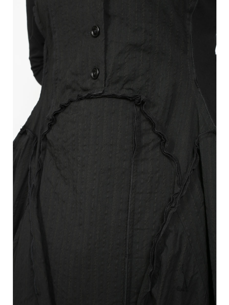 Rundholz - Robe ballon Rundholz en laine et coton - 2251110908