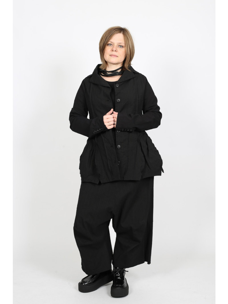 Rundholz - Taillierte Rundholz Jacke aus Wolle und Baumwolle - 2251111101