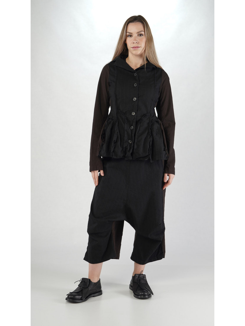 Rundholz - Taillierte Rundholz Jacke aus Wolle und Baumwolle - 2251111101