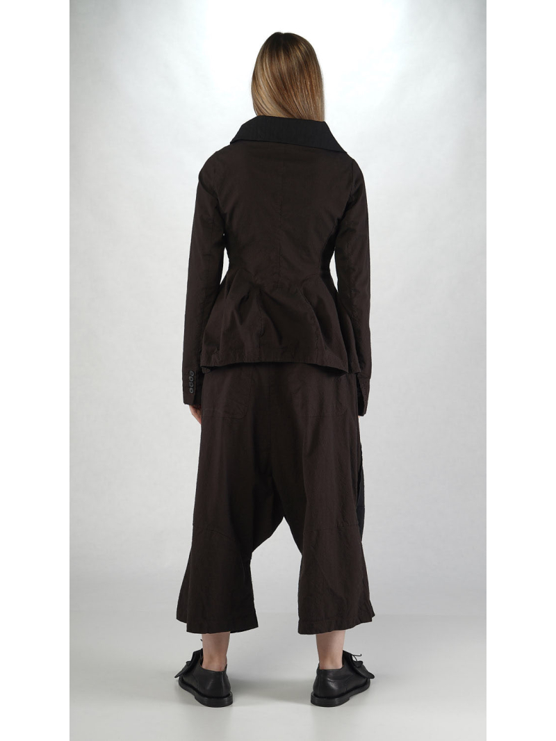 Rundholz - Taillierte Rundholz Jacke aus Wolle und Baumwolle - 2251111101