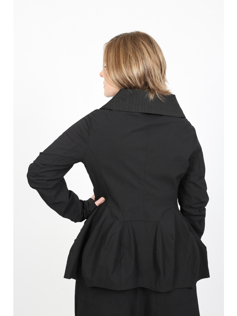 Rundholz - Taillierte Rundholz Jacke aus Wolle und Baumwolle - 2251111101