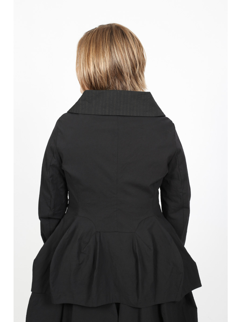 Rundholz - Taillierte Rundholz Jacke aus Wolle und Baumwolle - 2251111101