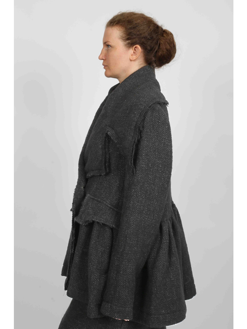 Rundholz - Veste en laine évasée avec col à revers - 2251121105