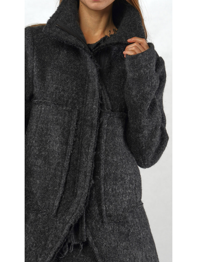 Rundholz - Taillierter Wollmix Mantel - 2251121208