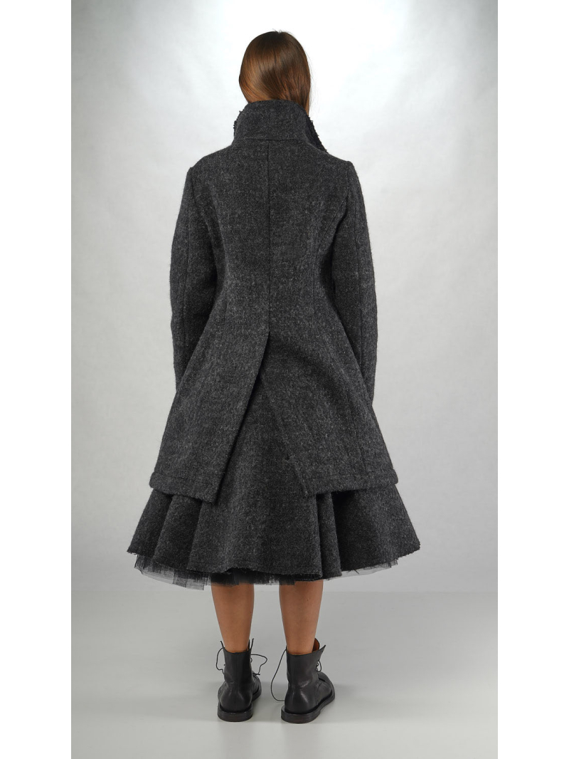 Rundholz - Taillierter Wollmix Mantel - 2251121208