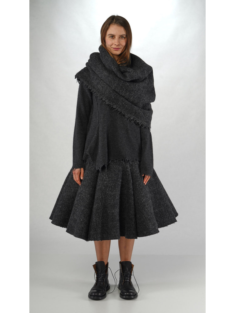 Rundholz - Echarpe loop Rundholz en laine et mélange d'acrylique - 2251121410