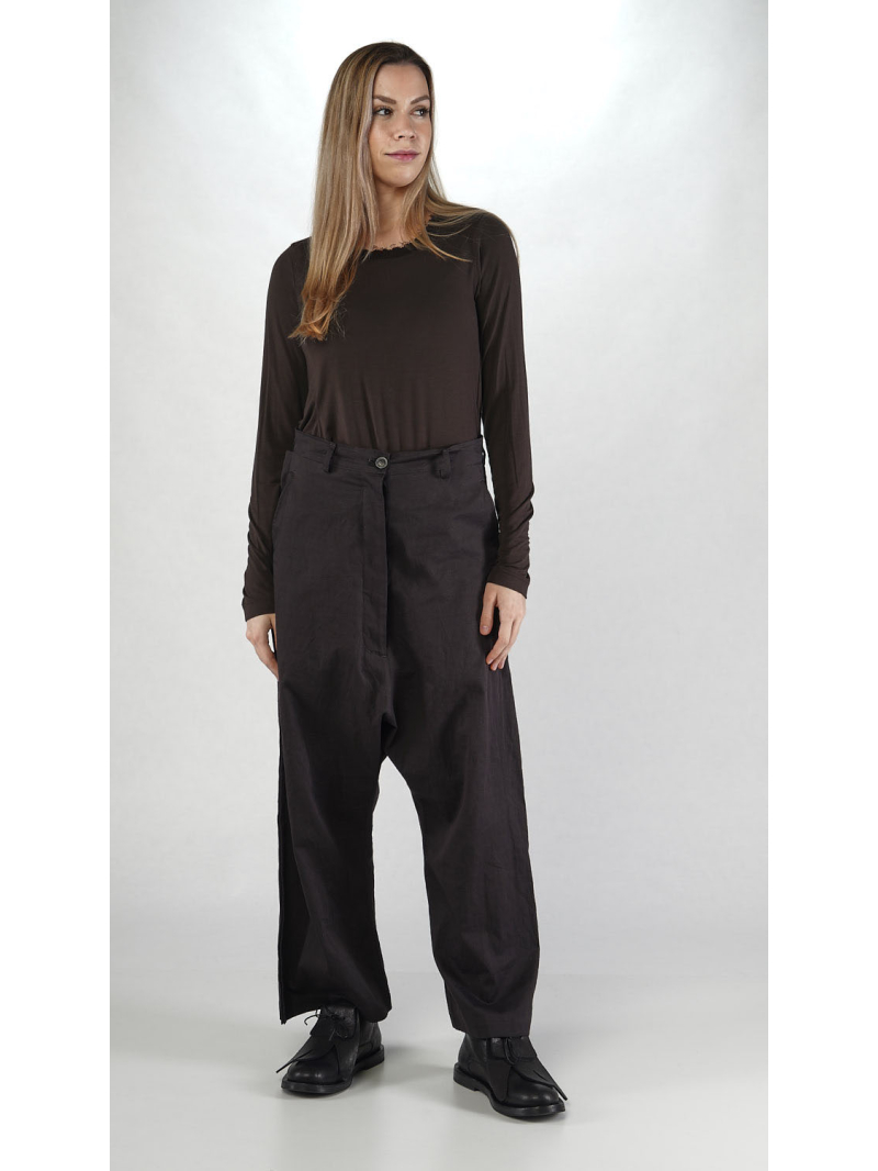 Bois rond - Pantalon ample en coton - 2251160102