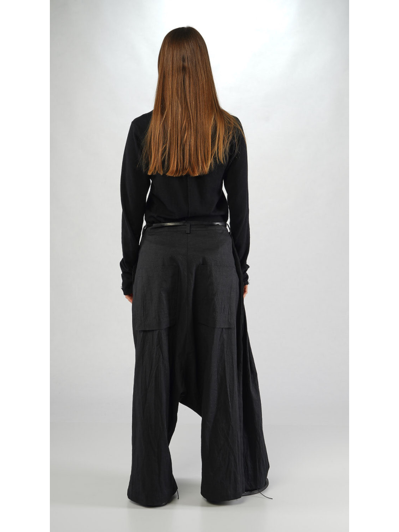 Bois rond - Pantalon large en coton - 2251160103