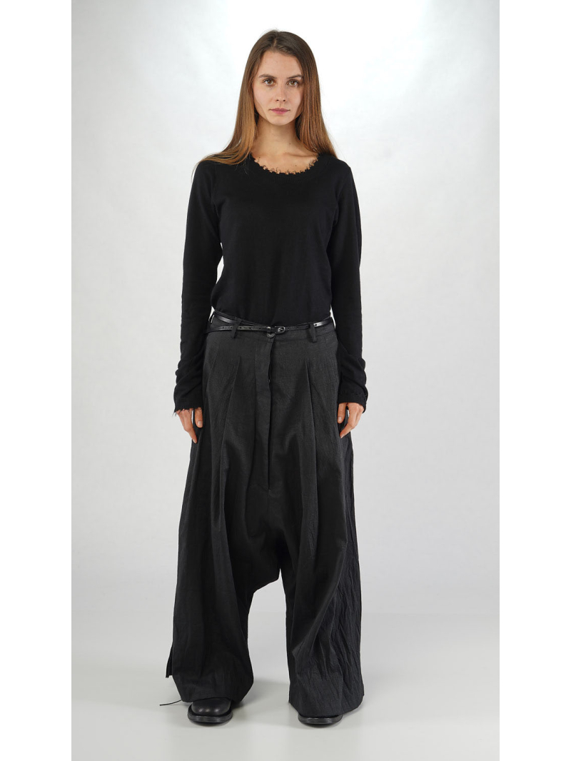 Bois rond - Pantalon large en coton - 2251160103