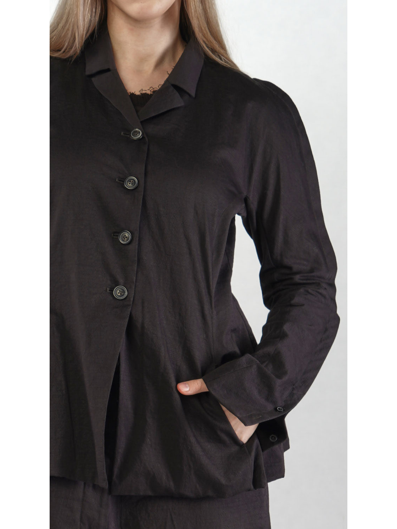 Bois rond - Veste cintrée en coton avec manches raglan - 2251161104