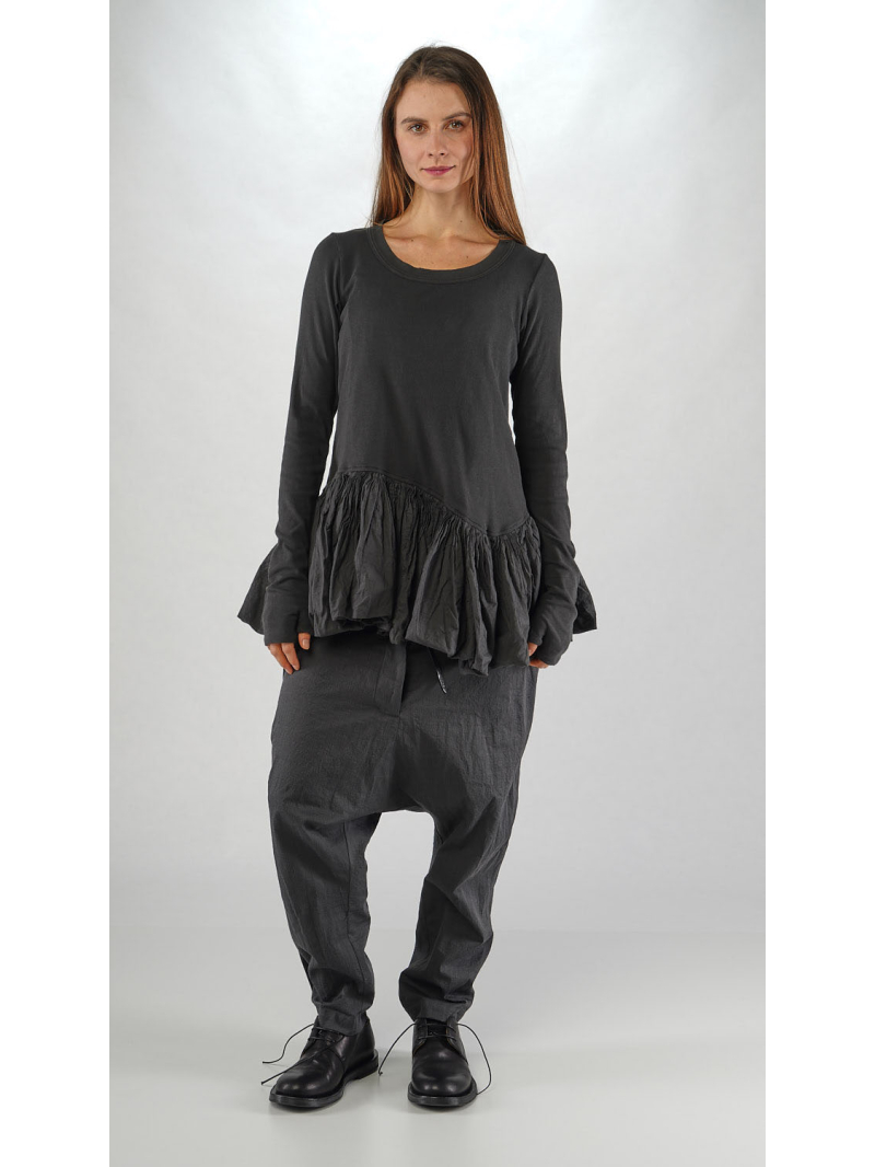 Rundholz - Modal mix Shirt mit Volant kante - 2251180505