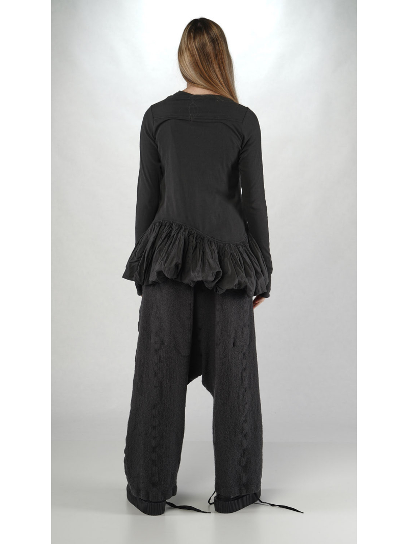 Rundholz - Taillierte Modal mix Jacke mit Volant - 2251181111